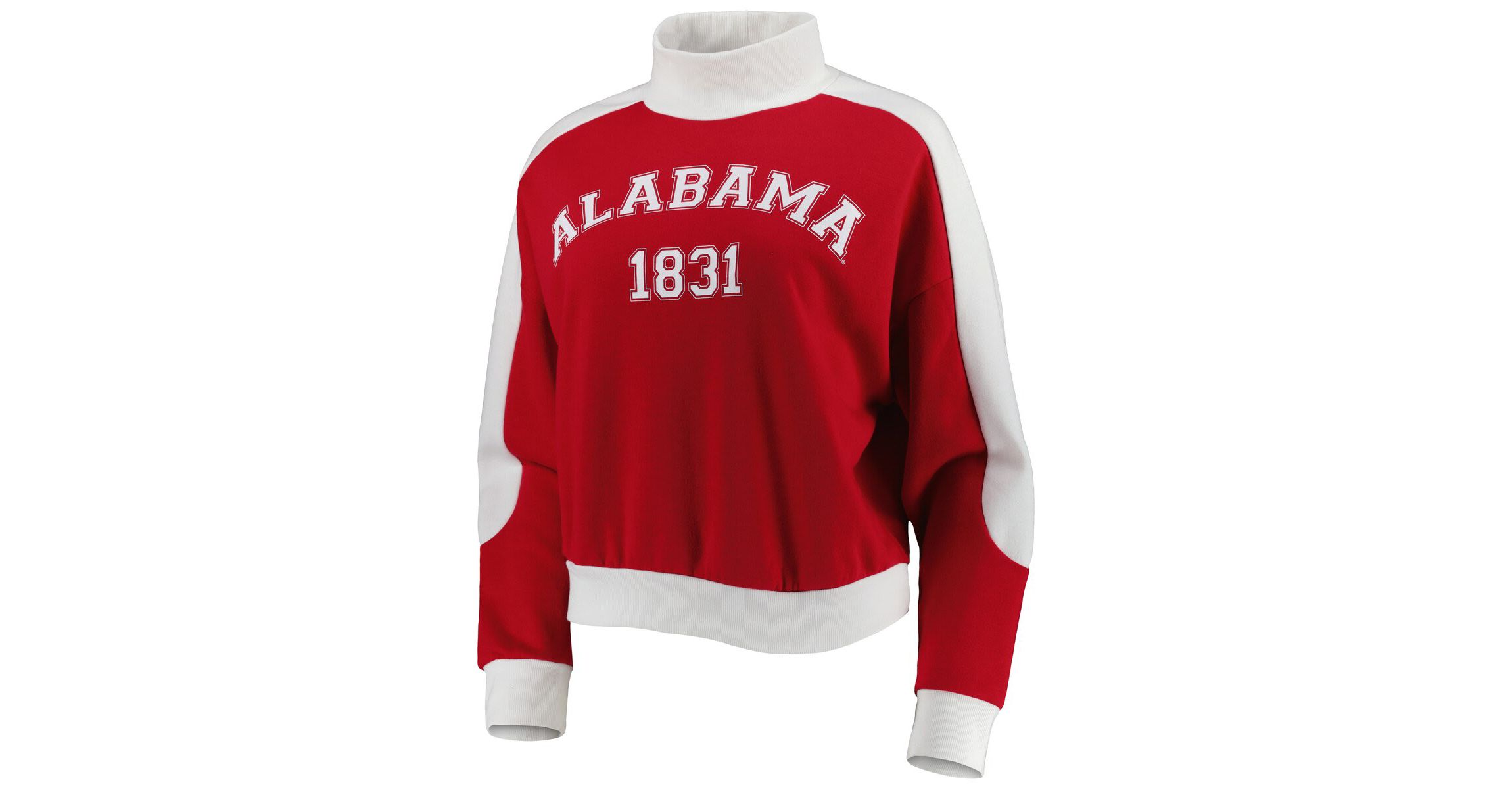 Alabama Crimson Tide NCAA Alabama Tide Make it a Mock Sporty Pullover Sweatshirt