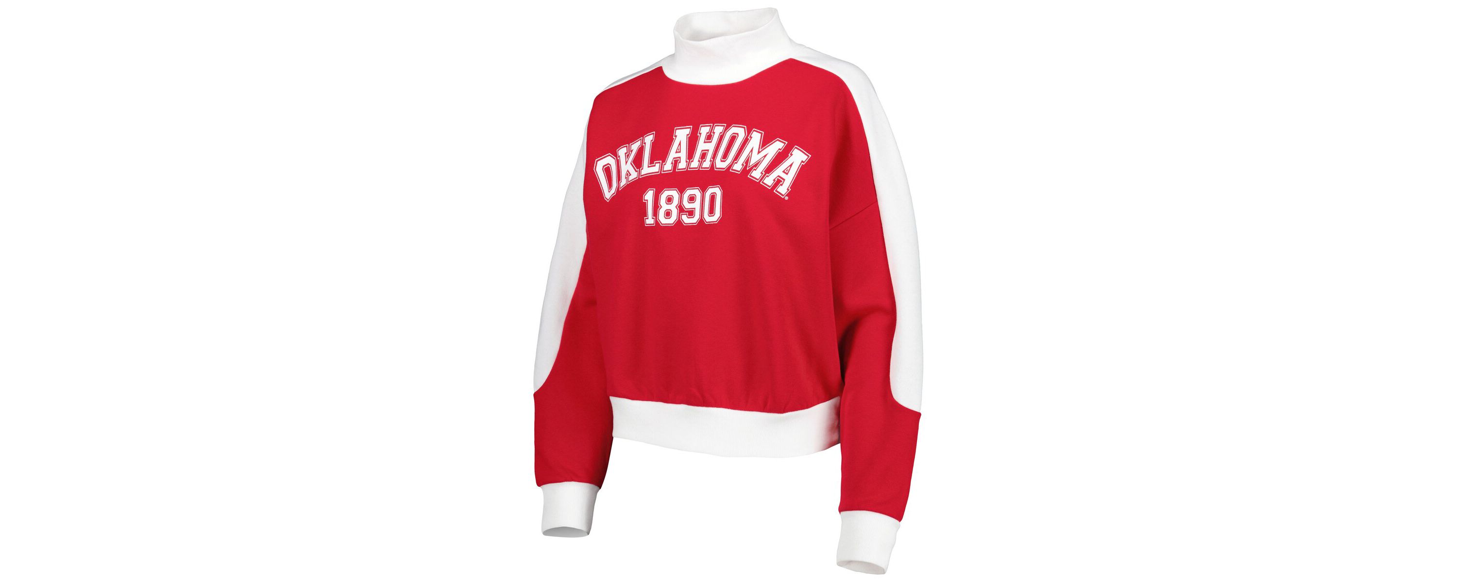 NCAA Oklahoma Sooners Make it a Mock Sporty Pullover Sweatshirt
