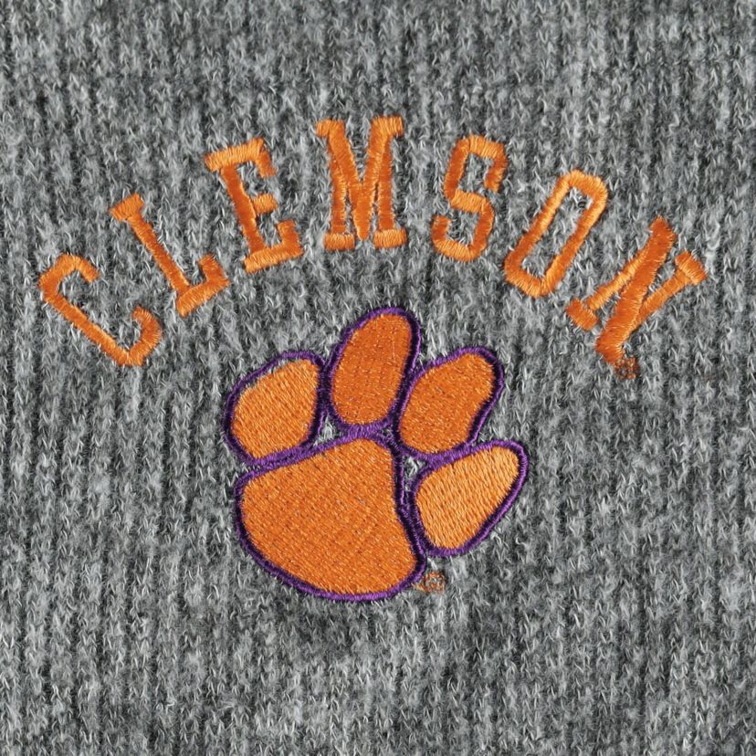NCAA Clemson Tigers Switch It Up Tri-Blend Button-Up Shacket