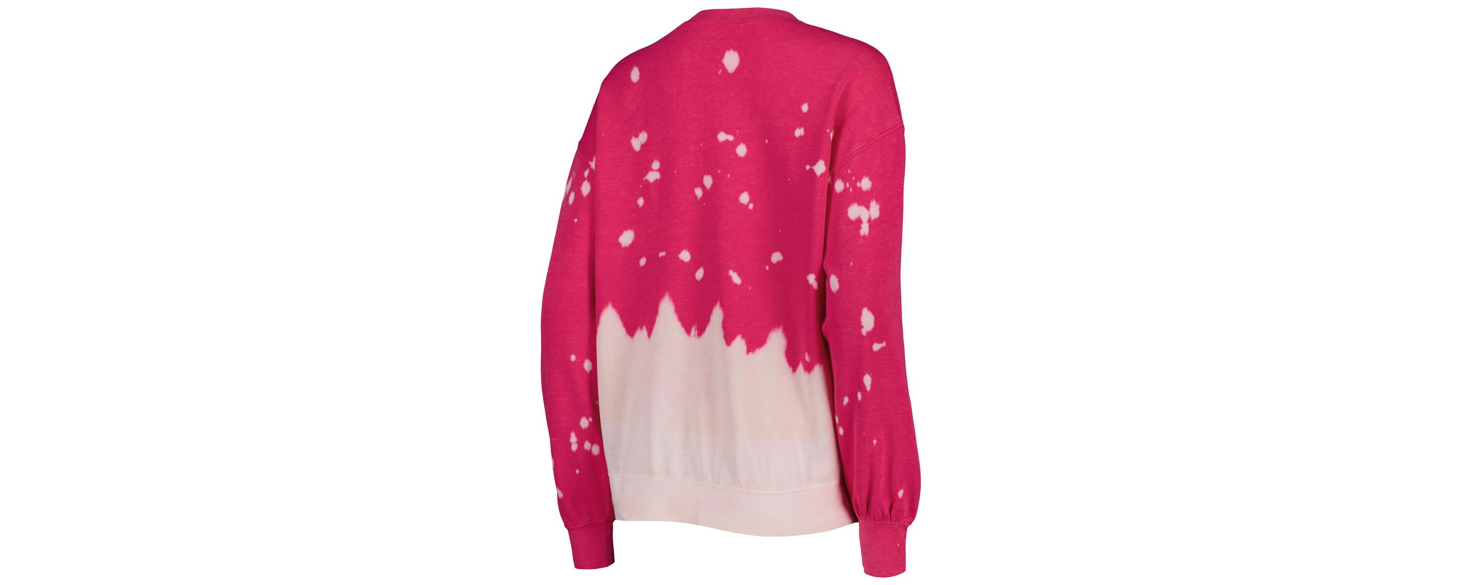 Alabama Crimson Tide NCAA Alabama Tide Twice As Nice Faded Dip-Dye Pullover Long Sleeve Top