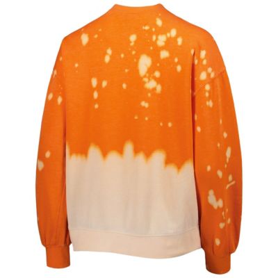 NCAA Clemson Tigers Twice As Nice Faded Dip-Dye Pullover Long Sleeve Top