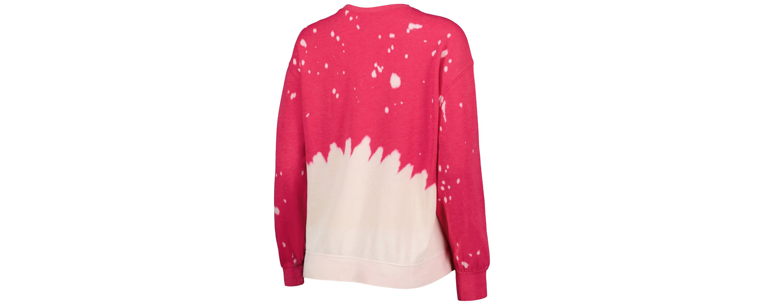 NCAA Indiana Hoosiers Twice As Nice Faded Dip-Dye Pullover Long Sleeve Top