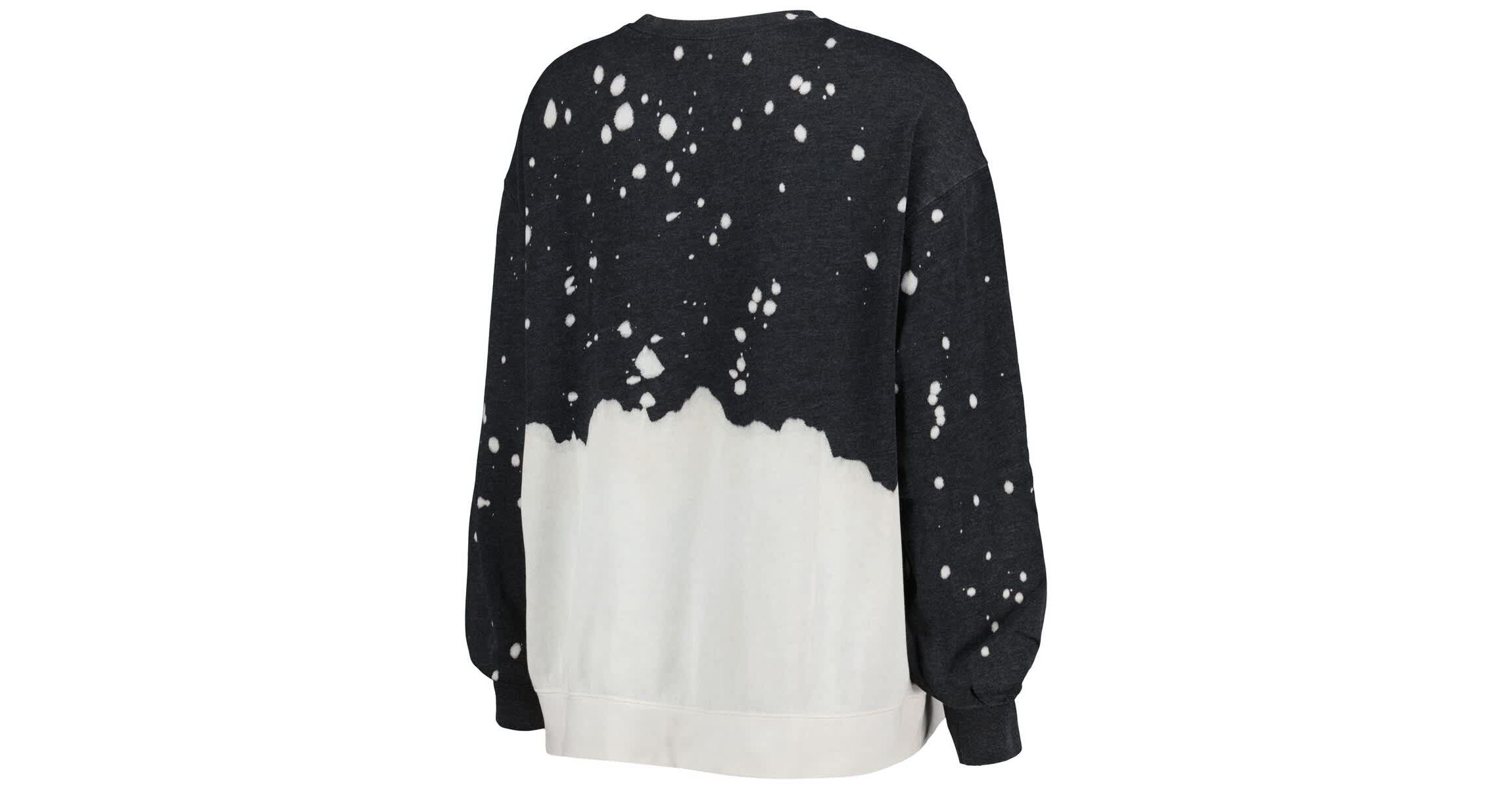 NCAA Iowa Hawkeyes Twice As Nice Faded Dip-Dye Pullover Long Sleeve Top