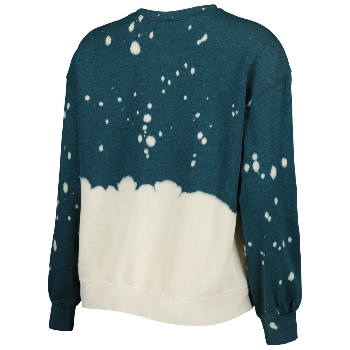 NCAA Michigan State Spartans Twice As Nice Faded Dip-Dye Pullover Long Sleeve Top