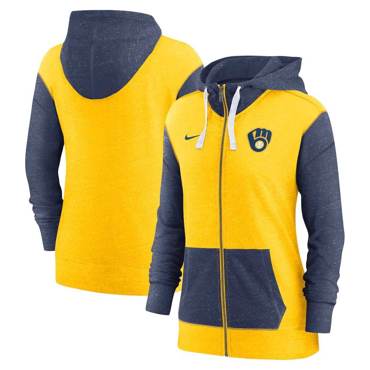 MLB Nike Milwaukee Brewers Full-Zip Hoodie