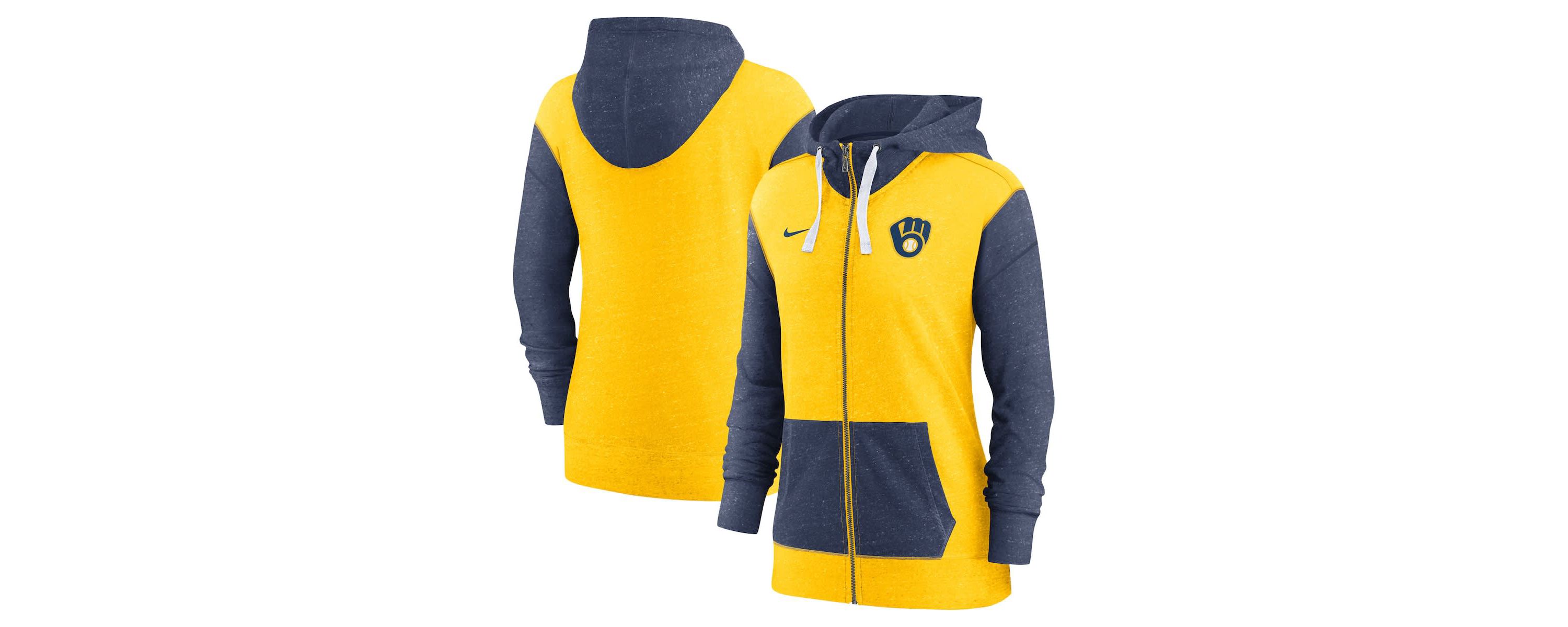 MLB Nike Milwaukee Brewers Full-Zip Hoodie