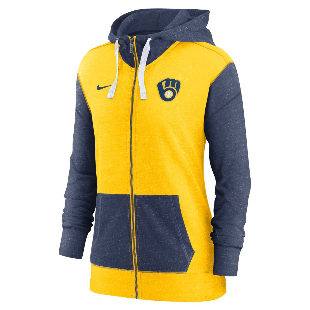 MLB Nike Milwaukee Brewers Full-Zip Hoodie