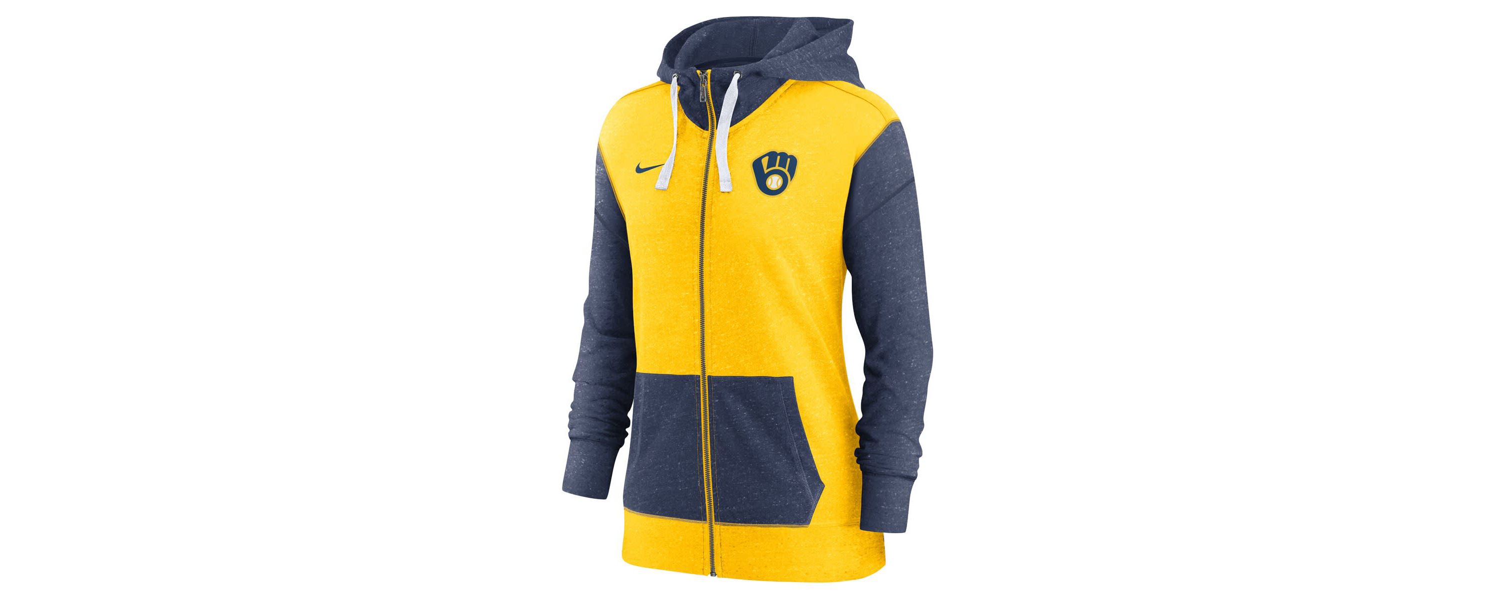 MLB Nike Milwaukee Brewers Full-Zip Hoodie