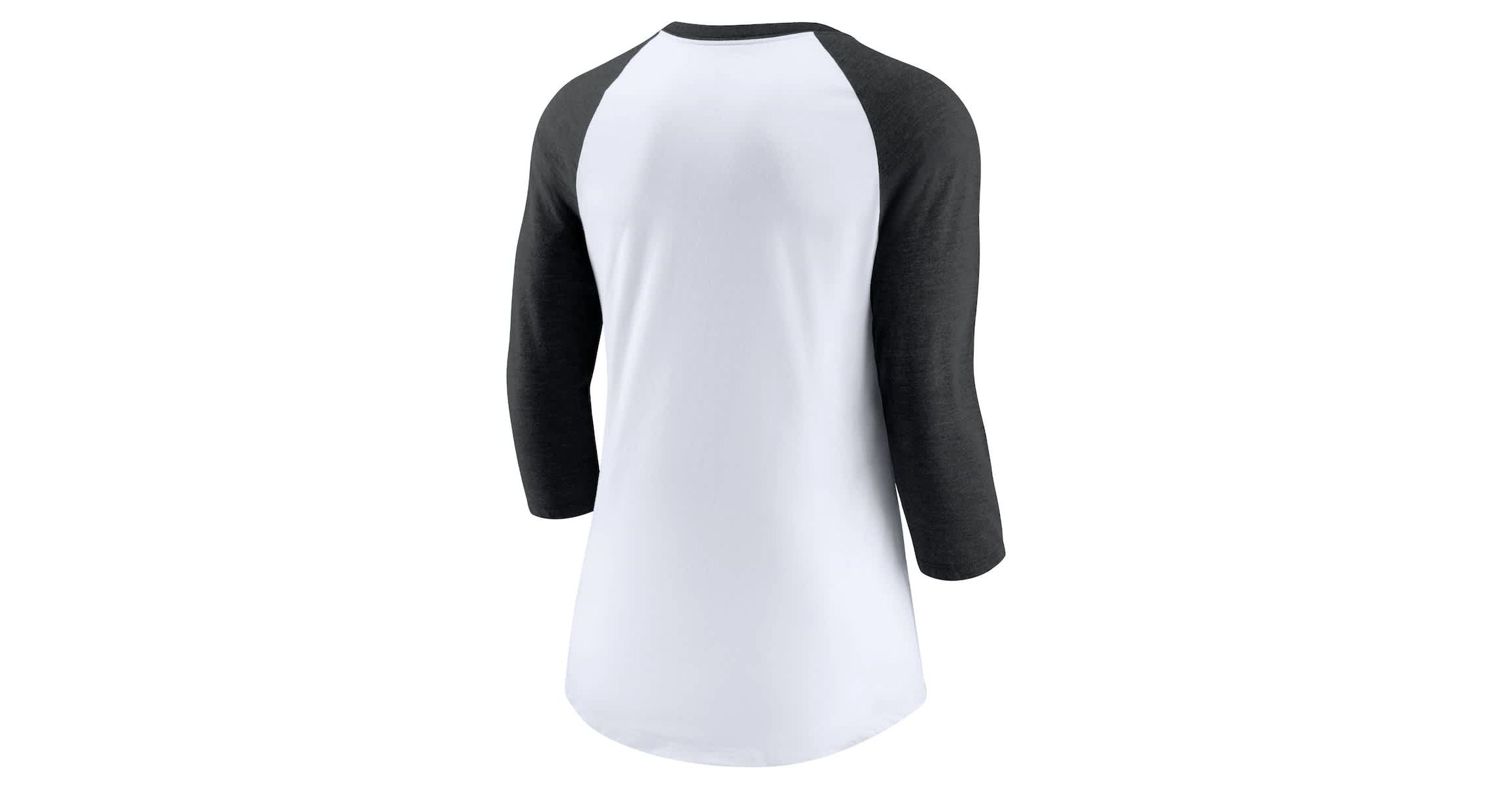 Chicago White Sox MLB Nike Chicago Sox Next Up Tri-Blend Raglan 3/4-Sleeve T-Shirt