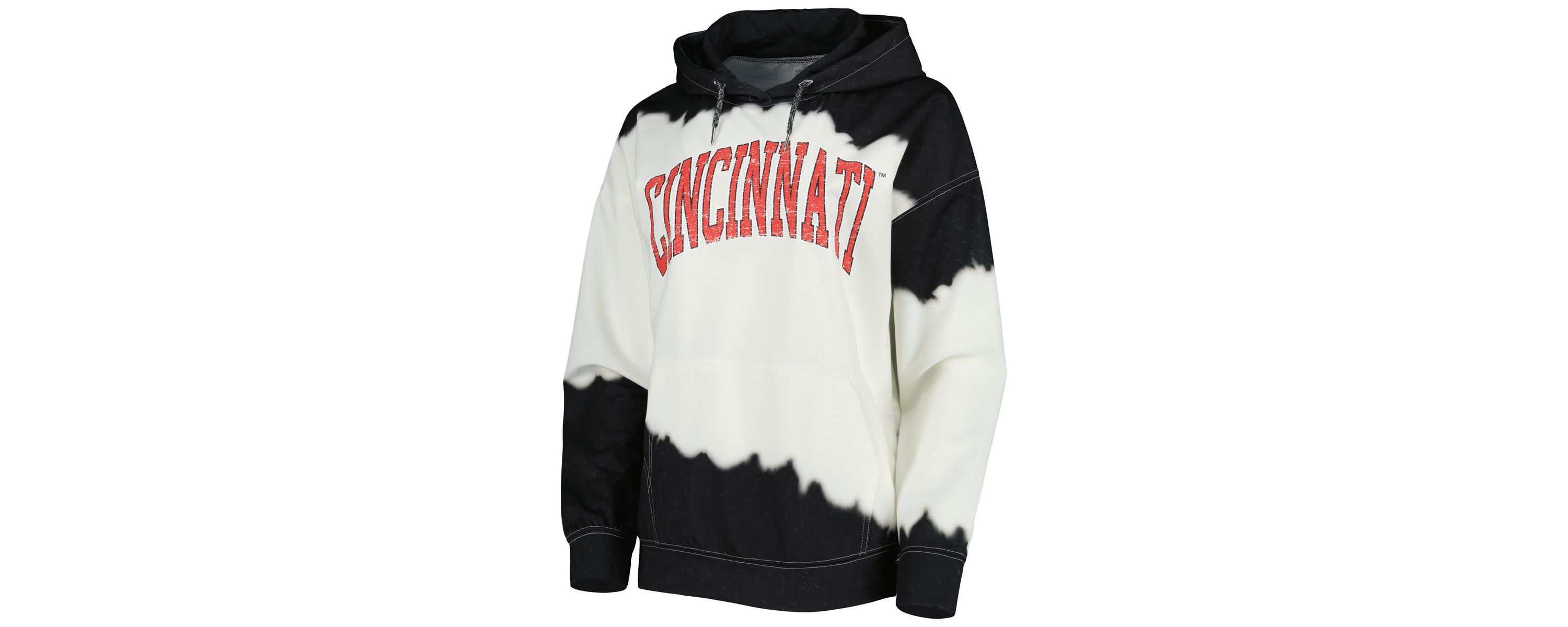NCAA Cincinnati Bearcats For the Fun Double Dip-Dyed Pullover Hoodie