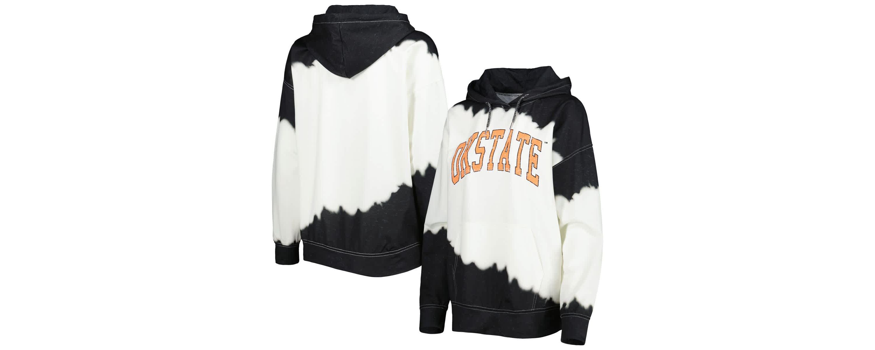 NCAA Oklahoma State Cowboys For the Fun Double Dip-Dyed Pullover Hoodie