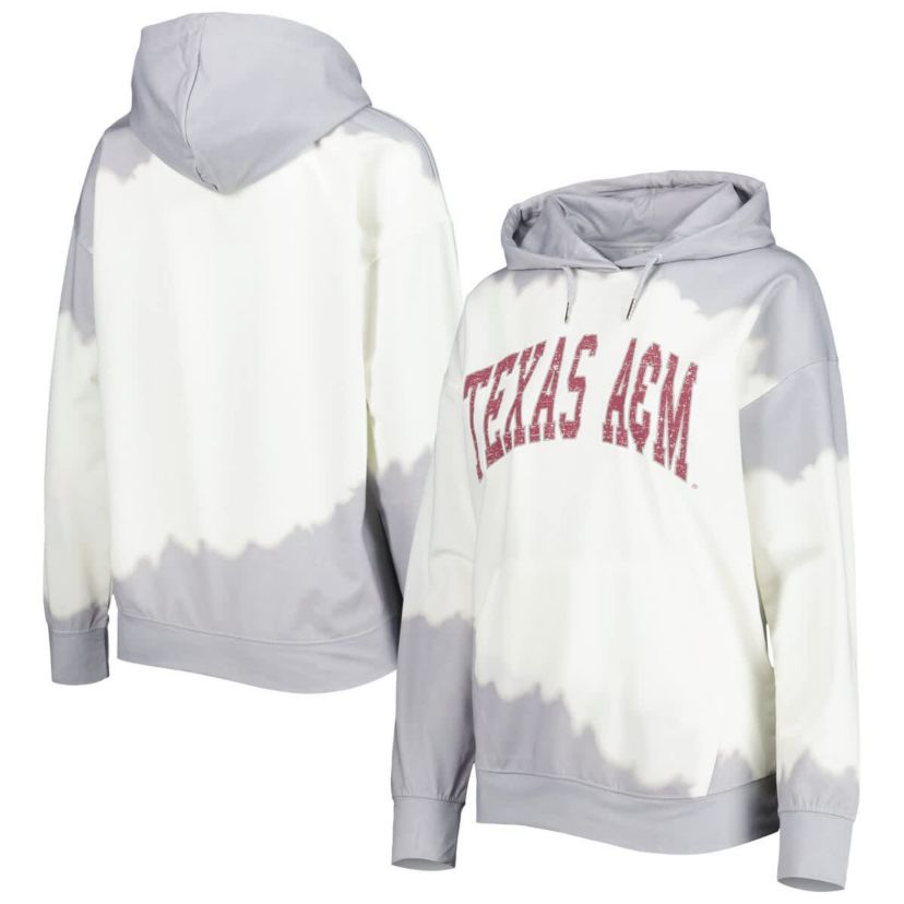 NCAA Texas A&M Aggies For the Fun Double Dip-Dyed Pullover Hoodie