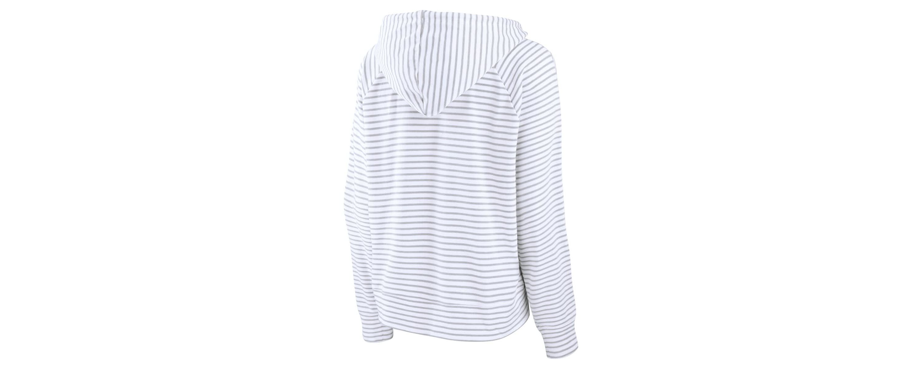 NCAA Fanatics Oklahoma Sooners Striped Notch Neck Pullover Hoodie