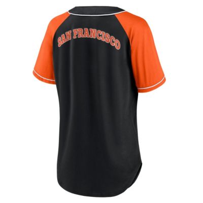 MLB Fanatics San Francisco Giants Ultimate Style Raglan V-Neck T-Shirt