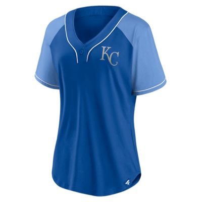 MLB Fanatics Kansas City Royals Ultimate Style Raglan V-Neck T-Shirt