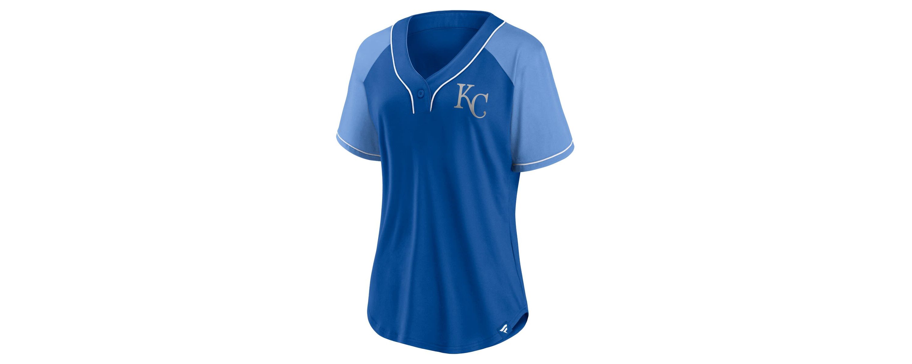 MLB Fanatics Kansas City Royals Ultimate Style Raglan V-Neck T-Shirt