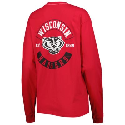 NCAA Wisconsin Badgers Oversized Pocket Long Sleeve T-Shirt