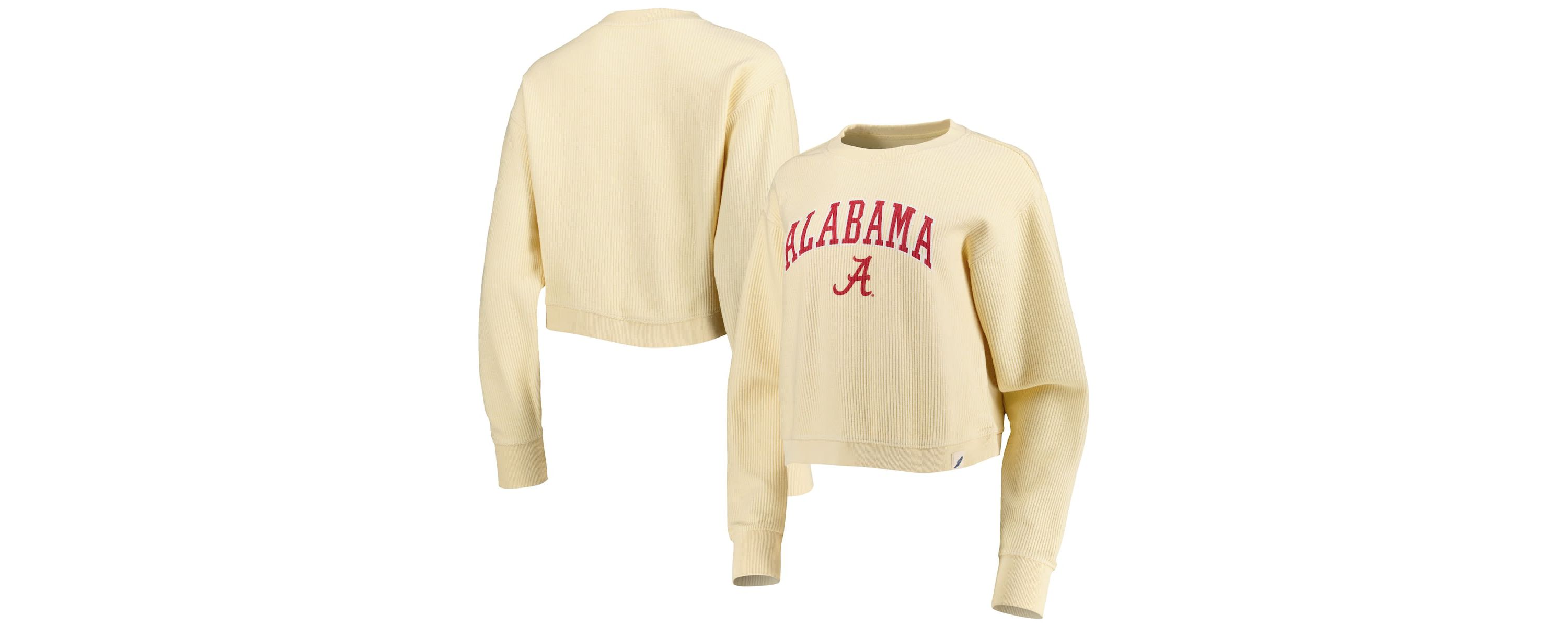 Alabama Crimson Tide NCAA Alabama Tide Classic Campus Corded Timber Sweatshirt