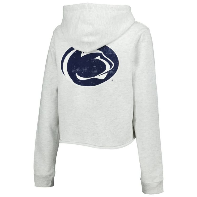 NCAA Penn State Nittany Lions 2-Hit 1636 Cropped Pullover Hoodie