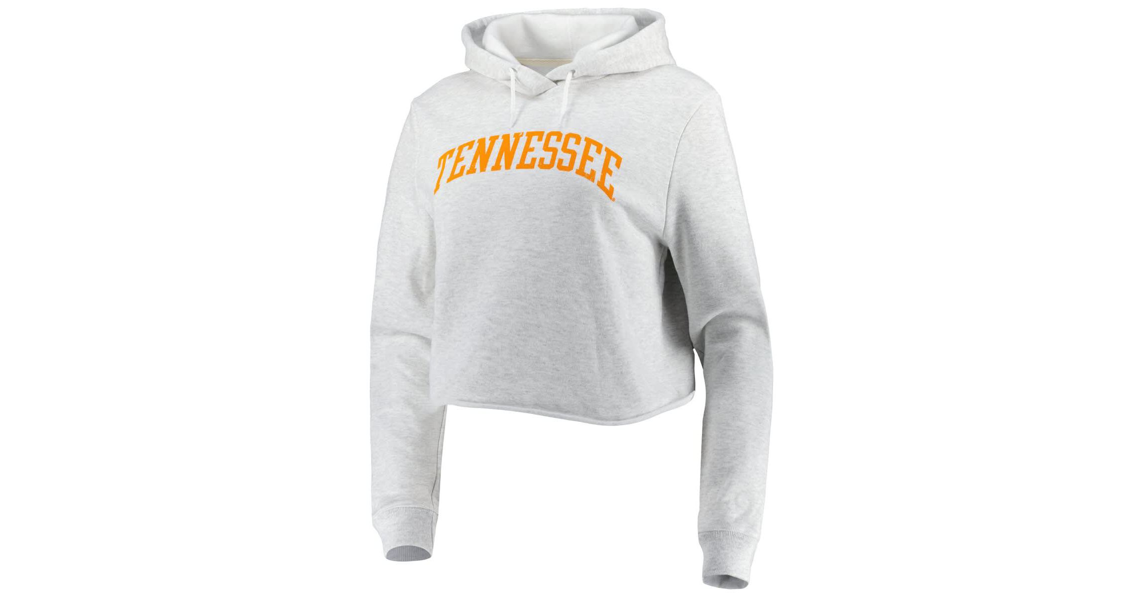 NCAA Tennessee Volunteers 2-Hit 1636 Cropped Pullover Hoodie