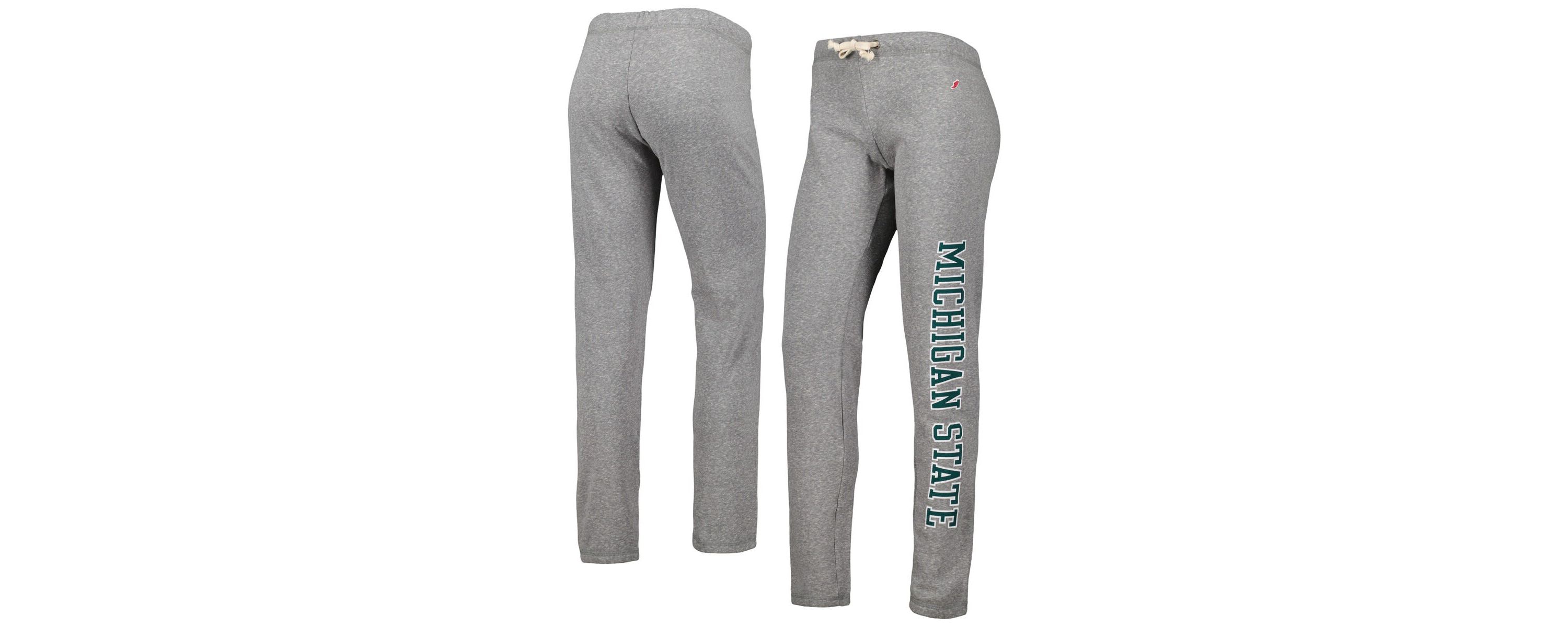NCAA Heather Michigan State Spartans Victory Springs Tri-Blend Jogger Pants