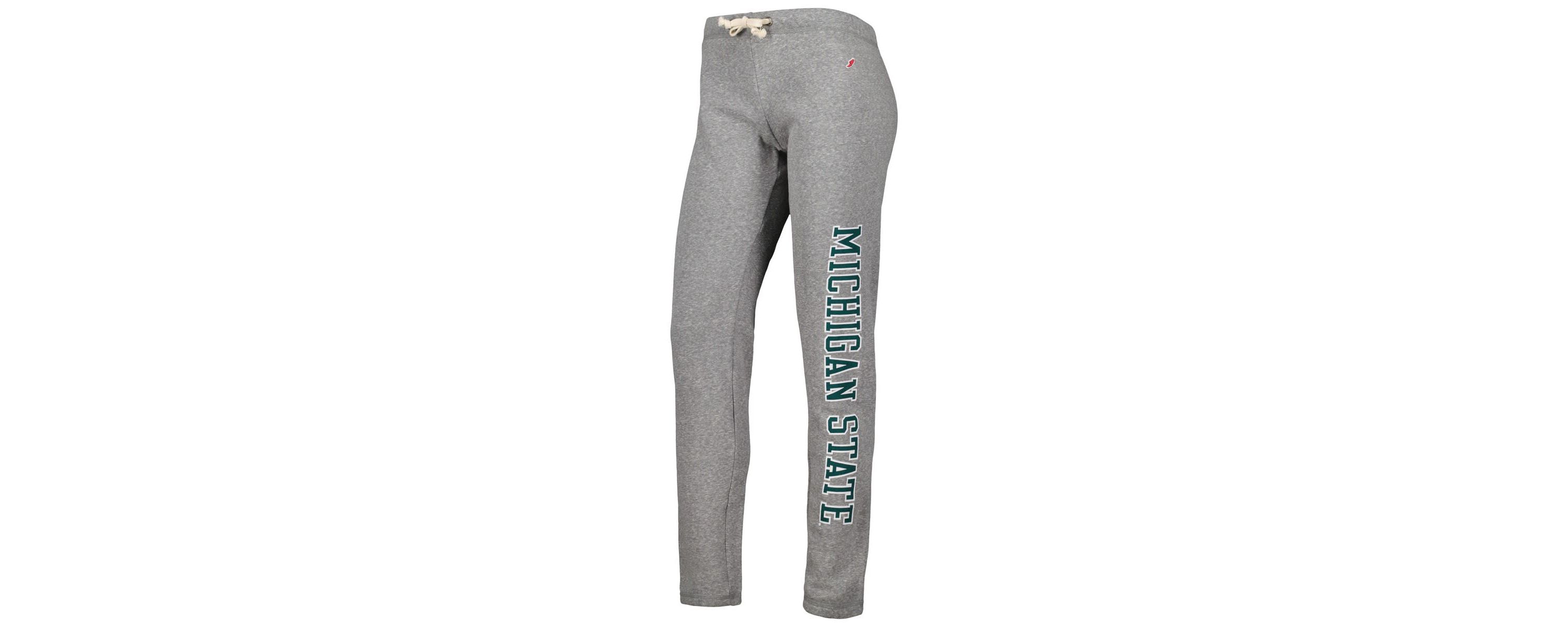 NCAA Heather Michigan State Spartans Victory Springs Tri-Blend Jogger Pants