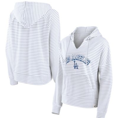 MLB Fanatics Los Angeles Dodgers Striped Arch Pullover Hoodie