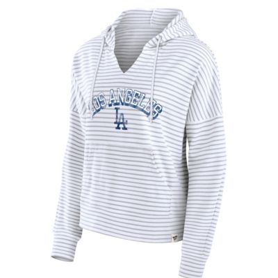 MLB Fanatics Los Angeles Dodgers Striped Arch Pullover Hoodie
