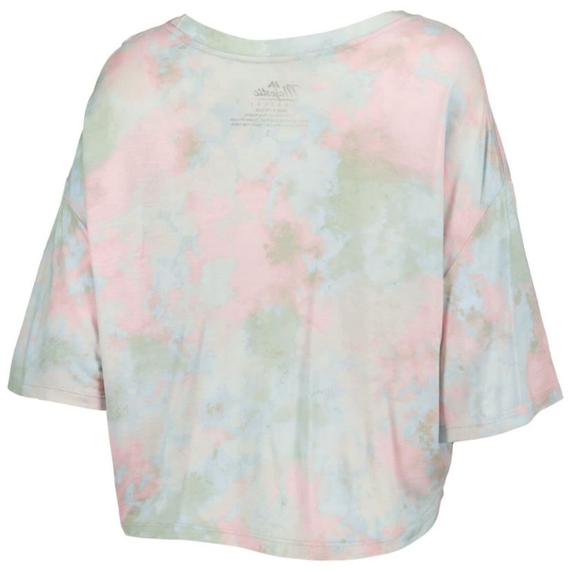 Chicago White Sox MLB Chicago Sox Cooperstown Collection Tie-Dye Boxy Cropped Tri-Blend T-Shirt