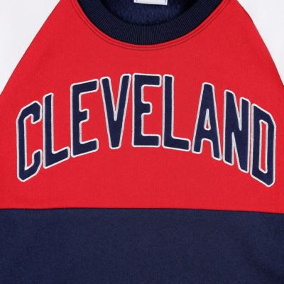 MLB Cleveland Guardians Baseline Raglan Pullover Sweatshirt