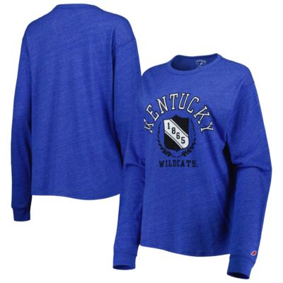 NCAA ed Kentucky Wildcats Team Seal Victory Falls Oversized Tri-Blend Long Sleeve T-Shirt