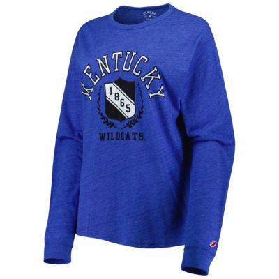 NCAA ed Kentucky Wildcats Team Seal Victory Falls Oversized Tri-Blend Long Sleeve T-Shirt