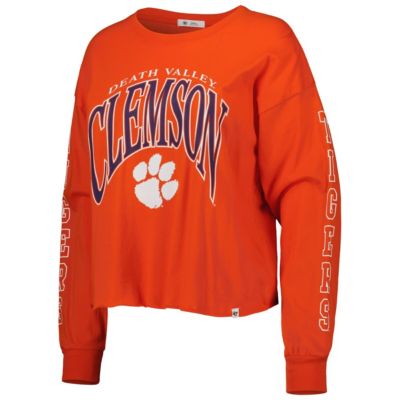 NCAA Clemson Tigers Parkway II Cropped Long Sleeve T-Shirt
