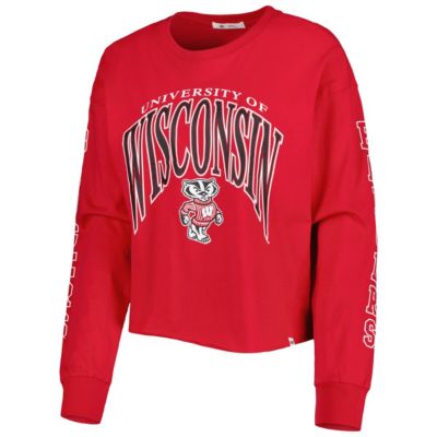 NCAA Wisconsin Badgers Parkway II Cropped Long Sleeve T-Shirt