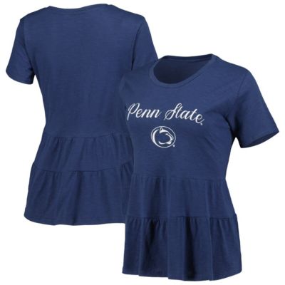 NCAA Penn State Nittany Lions Willow Ruffle-Bottom T-Shirt