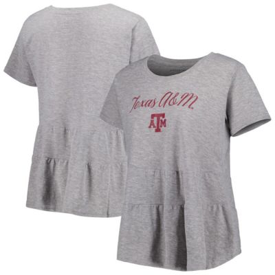 NCAA Texas A&M Aggies Willow Ruffle-Bottom T-Shirt