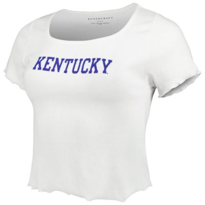 NCAA Kentucky Wildcats Baby Rib Lettuce-Edge Trim T-Shirt