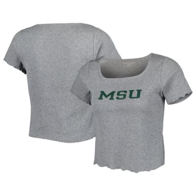 NCAA Michigan State Spartans Baby Rib Lettuce-Edge Trim T-Shirt