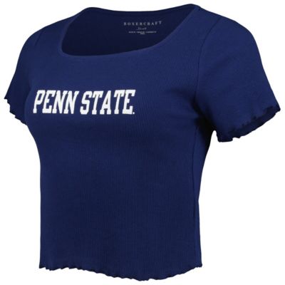 NCAA Penn State Nittany Lions Baby Rib Lettuce-Edge Trim T-Shirt