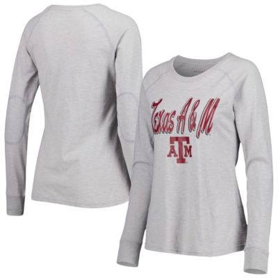 NCAA Texas A&M Aggies Payton Elbow Patch Slub Raglan Long Sleeve T-Shirt