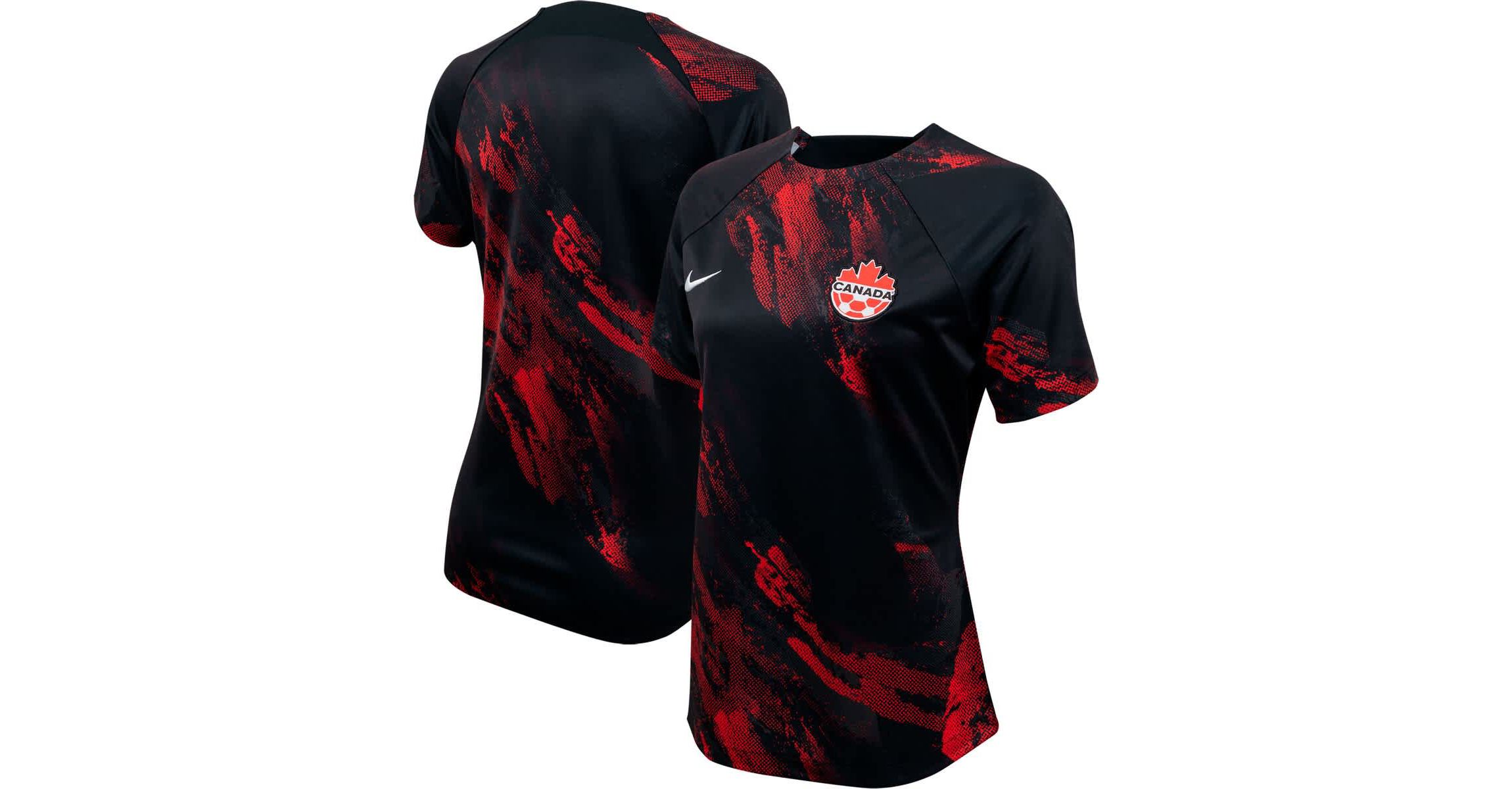 Soccer National Teams Nike Canada National Team 2023 Pre-Match Training Jersey