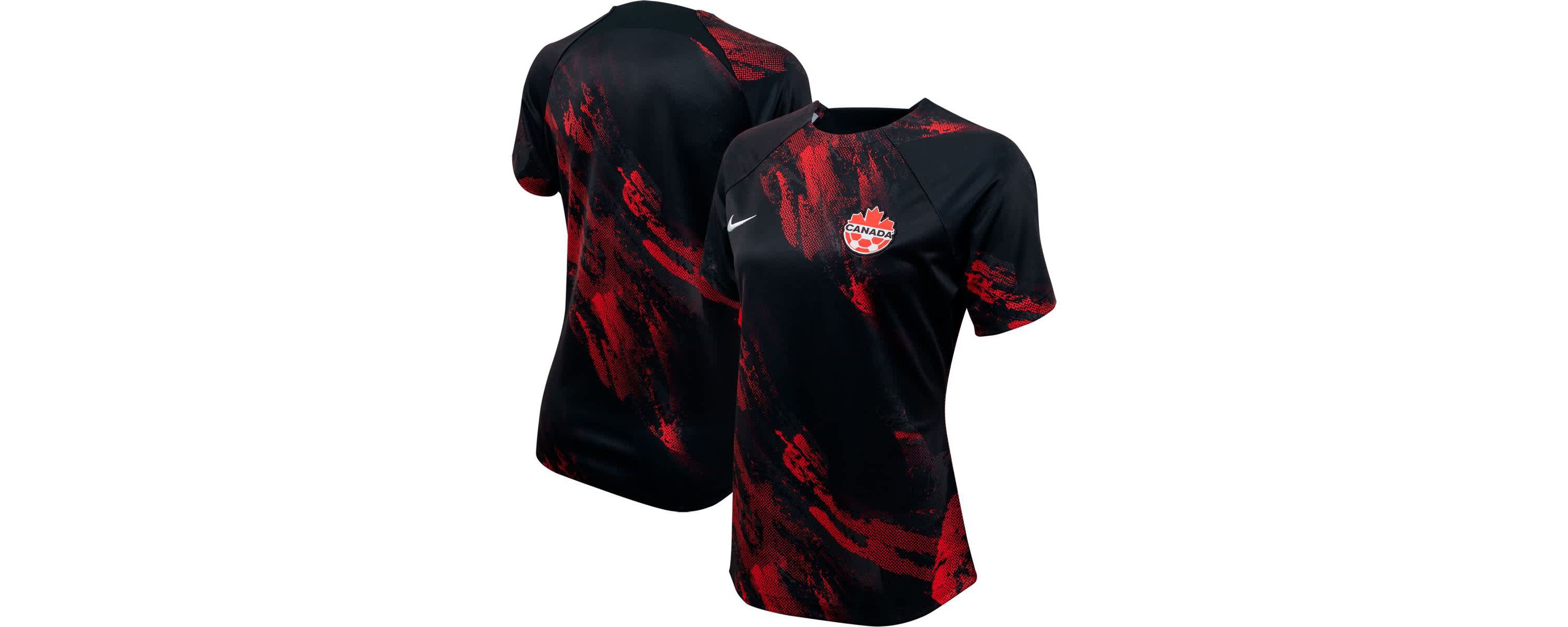Soccer National Teams Nike Canada National Team 2023 Pre-Match Training Jersey