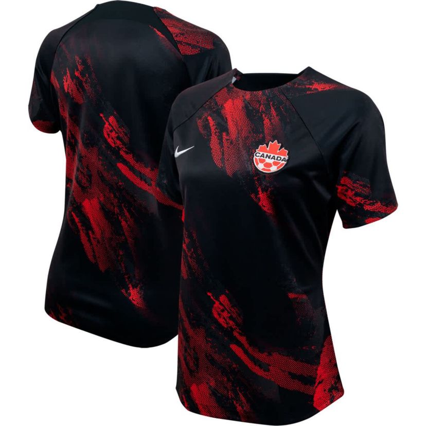 Soccer National Teams Nike Canada National Team 2023 Pre-Match Training Jersey