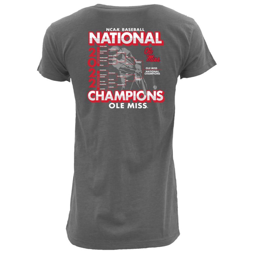 NCAA ed Ole Miss Rebels 2022 NCAA Baseball NCAA World Series s Schedule T-Shirt