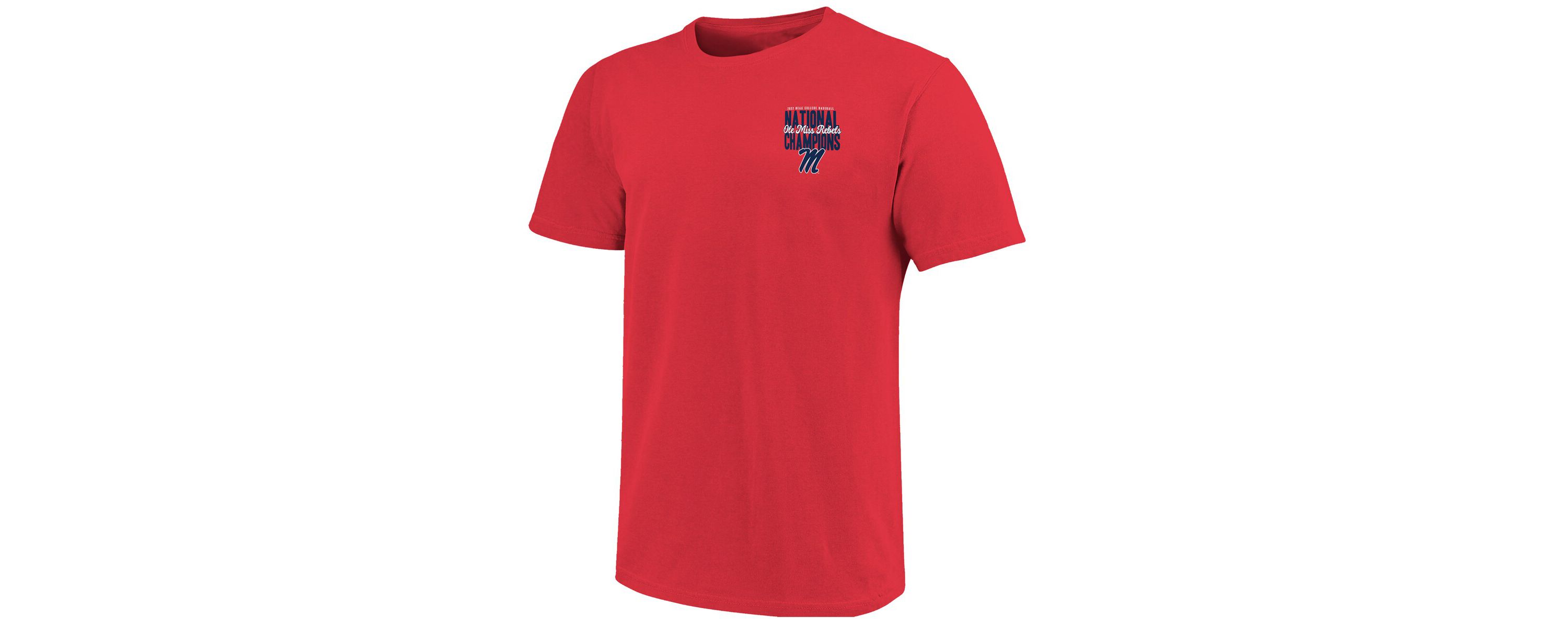 NCAA Ole Miss Rebels 2022 NCAA Baseball NCAA World Series s 2-Hit T-Shirt