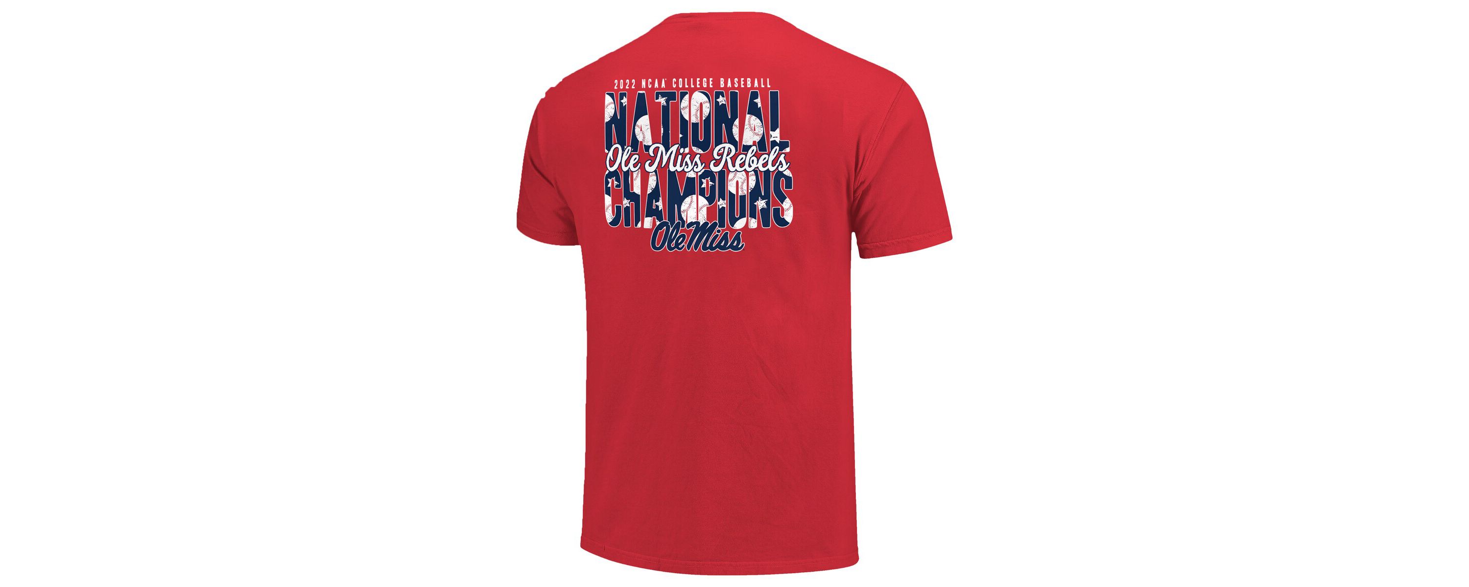 NCAA Ole Miss Rebels 2022 NCAA Baseball NCAA World Series s 2-Hit T-Shirt