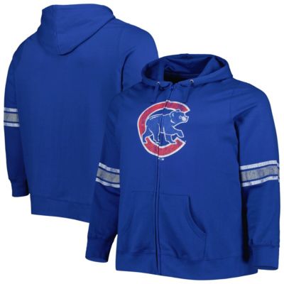 MLB Chicago Cubs Plus Size Front Logo Full-Zip Hoodie