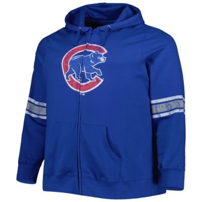 MLB Chicago Cubs Plus Size Front Logo Full-Zip Hoodie