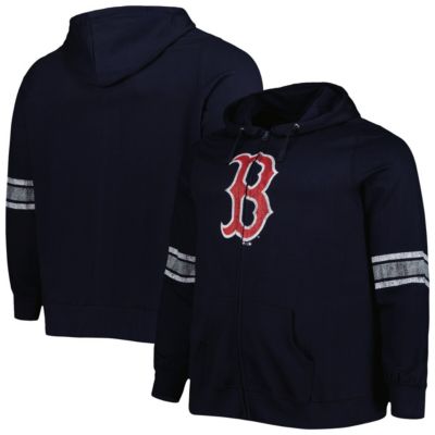 Boston Red Sox MLB Plus Front Logo Full-Zip Hoodie