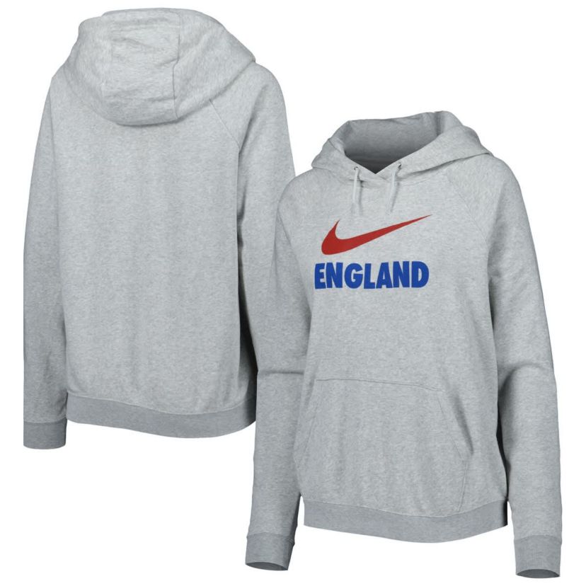 Soccer National Teams Nike England National Team Lockup Varsity Fleece Raglan Pullover Hoodie